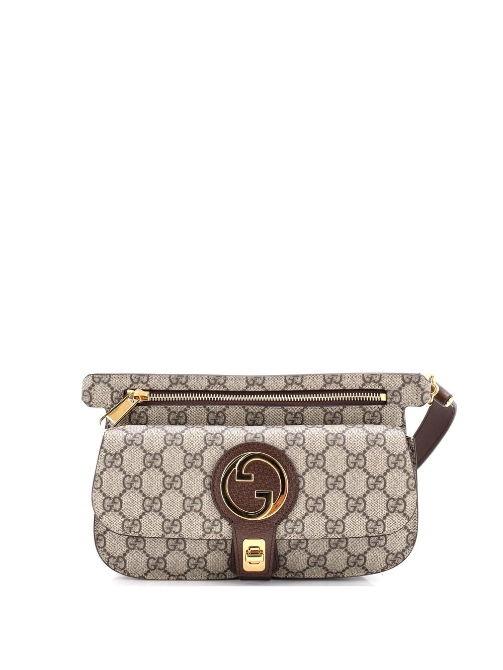 Gucci Blondie Flap Pocket Belt Bag Gg #365340G10B